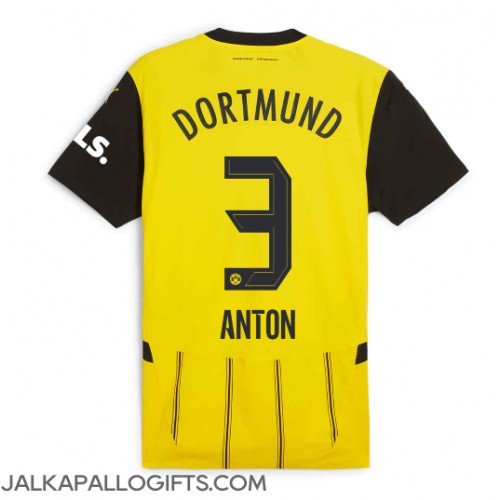 Borussia Dortmund Waldemar Anton #3 Kotipaita 2024-25 Lyhythihainen